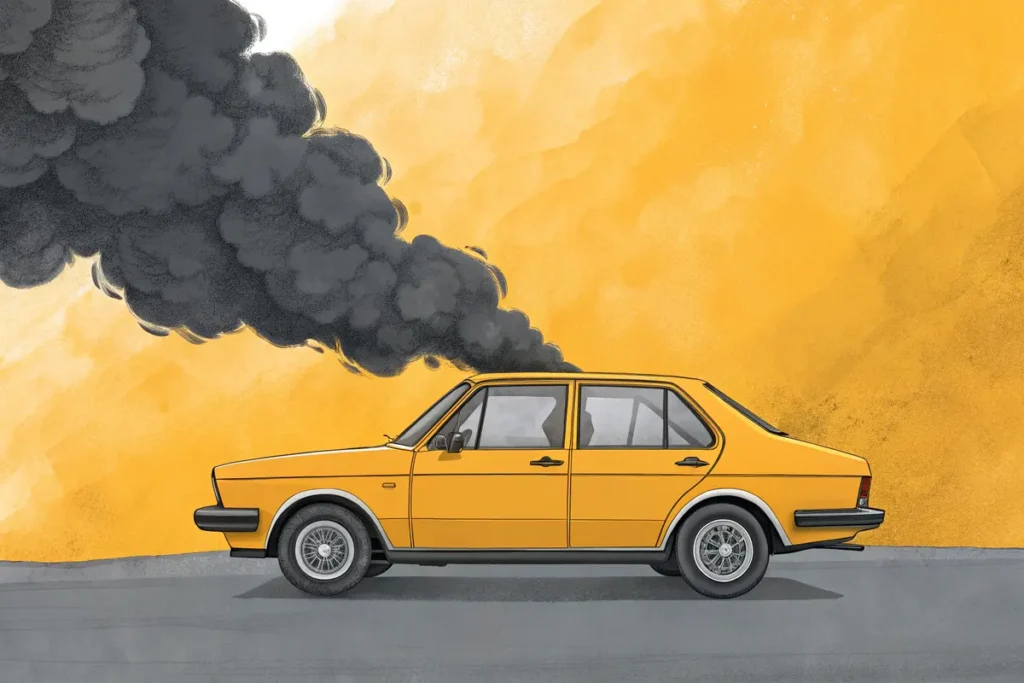 Voiture qui fume noir : comprendre les causes et agir efficacement